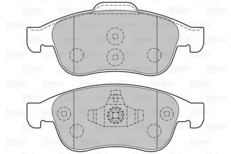 Гальмівні колодки дискові DACIA/RENAULT Dokker/Duster/Lodgy/Captur/Megane/Scenic "1,2-2,0 "F "08>> Valeo 301059
