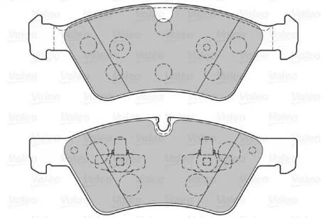 Гальмівні колодки дискові MERCEDES GL-Class/M-Glass/R-Class "3,0-5,0 "F "05>> Valeo 301107