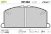 Комплект гальмівних накладок, дискове гальмо Valeo 301266 (фото 1)