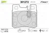 Гальмівні колодки дискові MERCEDES 190/Cabriolet/C-Class/E-Class/Kombi/SL/SLK "1,8-5,0 "R "85-01 Valeo 301272 (фото 1)
