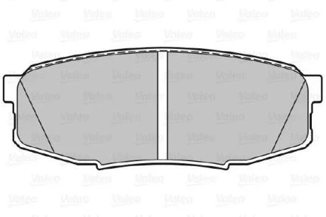 Гальмівні колодки дискові TOYOTA LandCruiser200 "4,5-4,7 "R "08>> Valeo 301340
