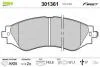 Гальмівні колодки дискові CHEVROLET/DAEWOO Epica/Lacetti/Nubira/Rezzo/Leganza "1,4-2,2 "F "97>> Valeo 301361 (фото 1)