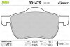 Колодки тормозные VOLVO S60/S70/S80/V70/XC70 00- перед. Valeo 301479 (фото 1)