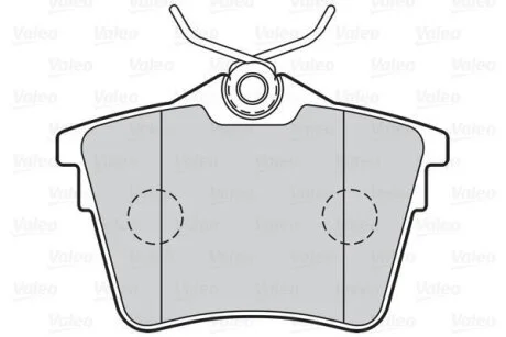 Гальмівні колодки, дискові Valeo 301664