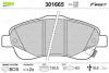 Гальмівні колодки дискові TOYOTA Avensis/Corolla &quot;1,6-2,4 &quot;F &quot;03-09 Valeo 301665 (фото 1)
