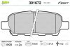 Колодки тормозные NISSAN X-TRAIL/QASHQAI/MURANO зад. Valeo 301672 (фото 1)