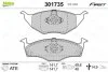 Комплект тормозных колодок, дисковый тормоз Valeo 301735 (фото 1)