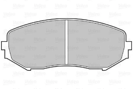 Гальмівні колодки дискові SUZUKI GrandVitara "1,6-1,9 "F "05>> Valeo 301877