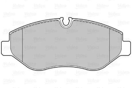 Гальмівні колодки дискові MB/VW Sprinter/Viano/Vito/Crafter "1,8-3,7 "F "03>> Valeo 301882