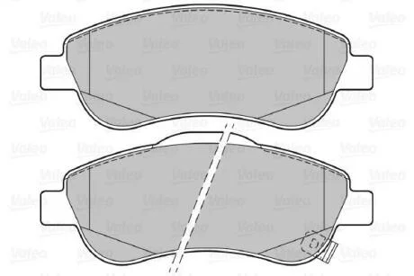 Гальмівні колодки дискові HONDA CR-V "1,6-2,2 "F "07>> Valeo 301901