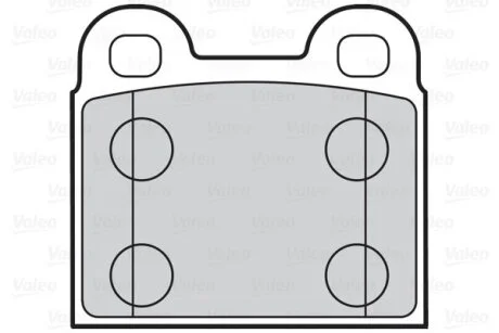 Комплект гальмівних накладок, дискове гальмо Valeo 302010