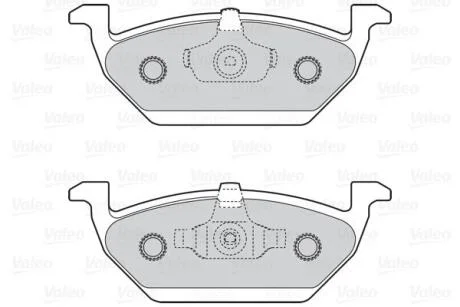 Гальмівні колодки дискові VAG A1/Fabia/Rapid/Roomster/Bora/Golf/Jetta/Polo/Up "1,0-2,0 "F "98>> Valeo 302029