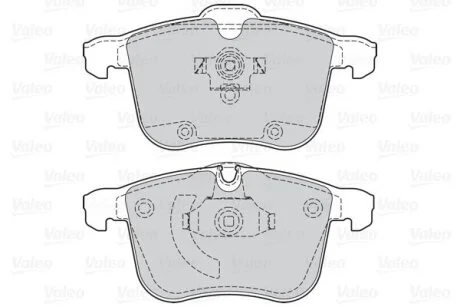 Комплект гальмівних накладок, дискове гальмо Valeo 302064