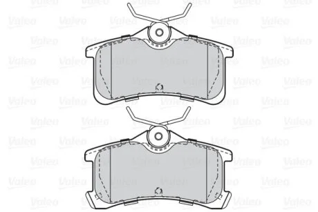 Комплект гальмівних накладок, дискове гальмо Valeo 302066