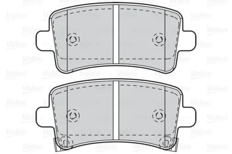Колодки гальмівні (задні) Opel Insignia 08- Valeo 302120