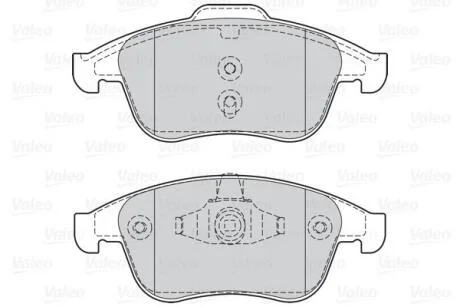 Гальмівні колодки дискові RENAULT Clio/GrandScenic/Laguna/Megane/Scenic "1,2-2,0 "F "07>> Valeo 302128