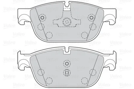 Комплект гальмівних накладок, дискове гальмо Valeo 302135