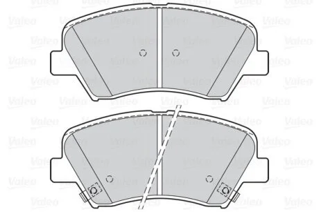 Колодки тормозные HYUN/KIA I30/CEED 13- 1.6 Valeo 302139