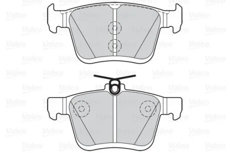 Комплект гальмівних накладок, дискове гальмо Valeo 302146