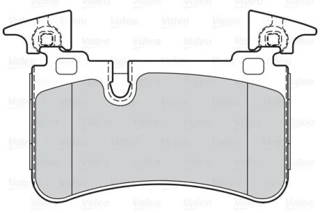 Комплект гальмівних накладок, дискове гальмо Valeo 302208