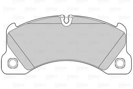 Комплект гальмівних накладок, дискове гальмо Valeo 302230