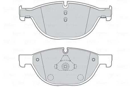 Комплект гальмівних накладок, дискове гальмо Valeo 302275
