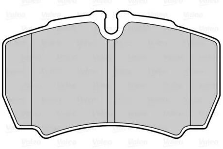 Комплект гальмівних накладок, дискове гальмо Valeo 302277