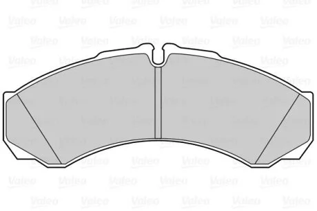 Комплект гальмівних накладок, дискове гальмо Valeo 302278