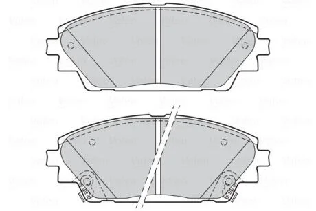 Гальмівні колодки дискові MAZDA CX-3/Mazda 3 "1,5-2,0 "F "08>> Valeo 302285