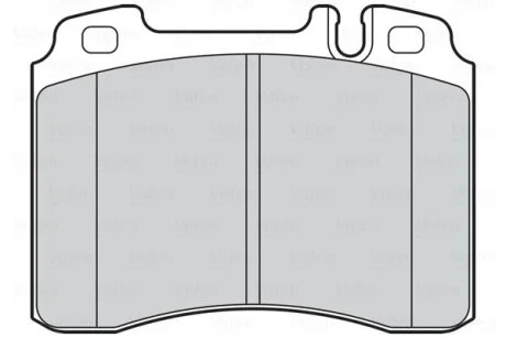 Комплект гальмівних накладок, дискове гальмо Valeo 302286