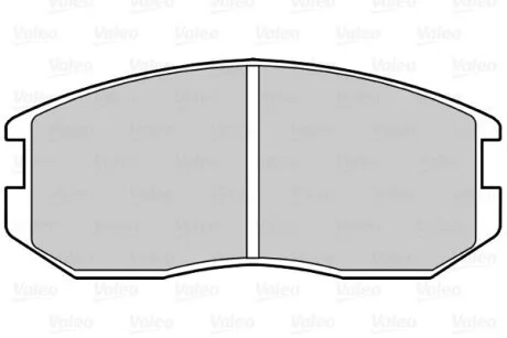 Комплект гальмівних накладок, дискове гальмо Valeo 302289
