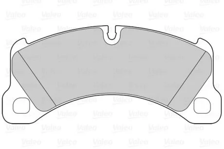 Комплект гальмівних накладок, дискове гальмо Valeo 302296