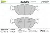 Комплект гальмівних накладок, дискове гальмо Valeo 302299 (фото 2)