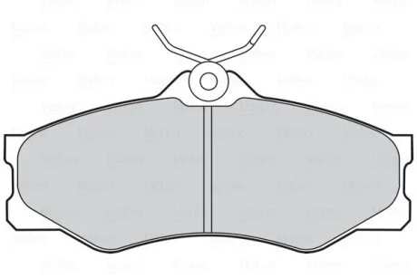 Комплект гальмівних накладок, дискове гальмо Valeo 302328