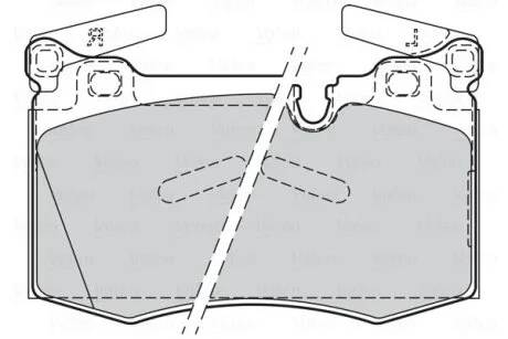 Гальмівні колодки, дискові Valeo 302336