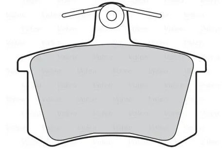 Комплект гальмівних накладок, дискове гальмо Valeo 302340