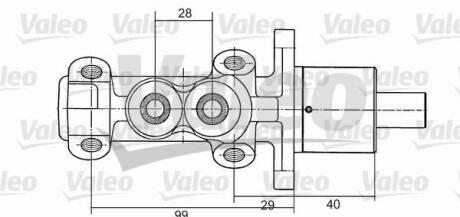 Амортизатор підвіски Valeo 350704