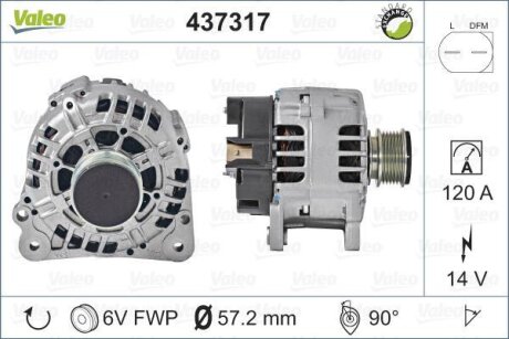 Автозапчастина Valeo 437317