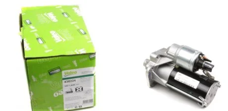 Стартер (12В, 1,2кВт, новий) DACIA DOKKER, DOKKER/MINIVAN, DUSTER, DUSTER/SUV, LODGY, LOGAN, LOGAN EXPRESS, LOGAN II, LOGAN MCV, LOGAN MCV II, SANDERO, SANDERO II RENAULT CAPTUR I 1.5D-2.0 06.01- Valeo 438224