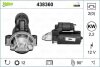 Стартер (12В, 2,2кВт, (en) new with a deposit) CITROEN JUMPER II FIAT DUCATO FORD RANGER, TOURNEO CUSTOM V362, TRANSIT, TRANSIT CUSTOM V362, TRANSIT TOURNEO, TRANSIT V363 2.2D/2.4D/3.2D 04.06- Valeo 438360 (фото 4)