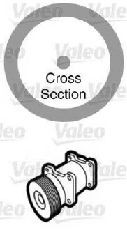 Монтажні елементи кондиціонера Valeo 509159