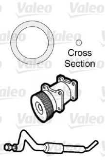 Уплотнительное кольцо A/C-VOLVO (X20) Valeo 509739