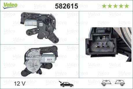 Мотор склоочисника Valeo 582615