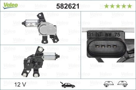 Мотор склоочисника Valeo 582621