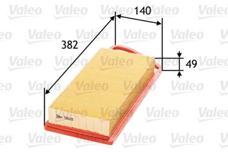 Воздушный фильтр Valeo 585005