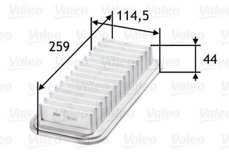 Повітряний фільтр Valeo 585059