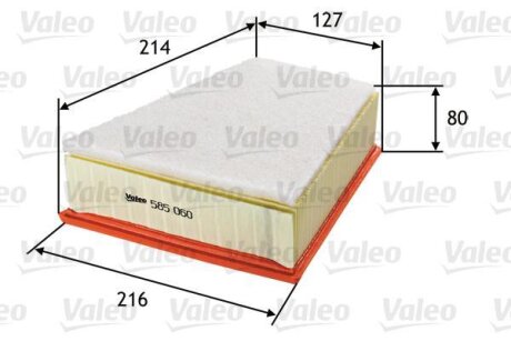 Повітряний фільтр Valeo 585060