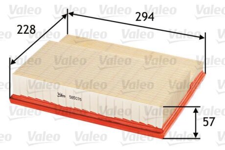 Повітряний фільтр Valeo 585076