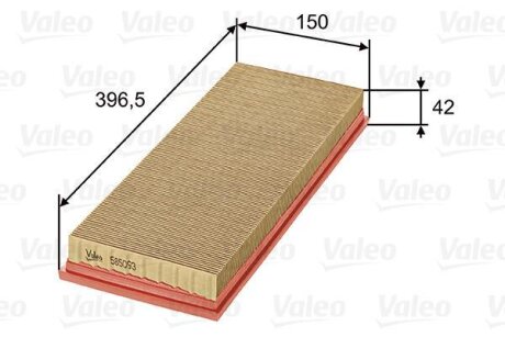 Повітряний фільтр Valeo 585093