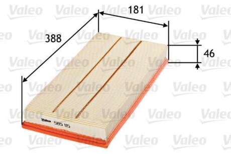 Воздушный фильтр Valeo 585115